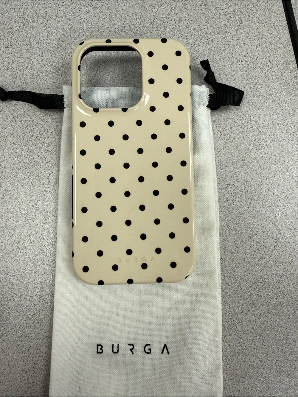 Burga Beige Polka Dot for iPhone 16 Pro